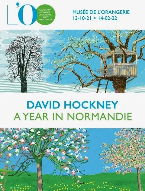 ポスター/A Year in Normandie Tree/デビット ホックニー A Year in Normandie – Trees – デイヴィッド・ホックニー